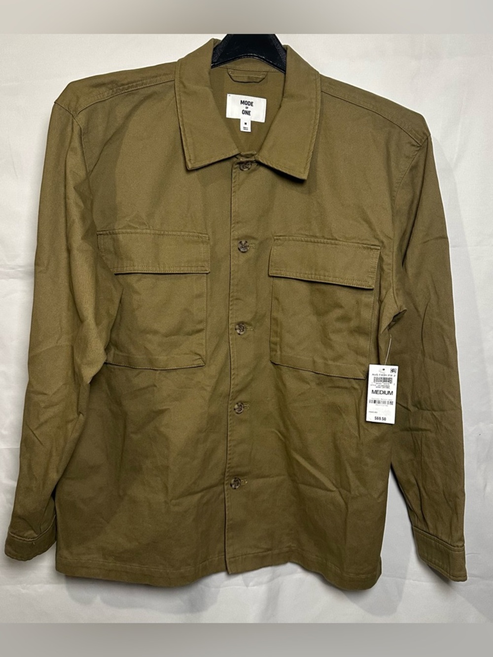 Men's Military Field Jacket in Olive